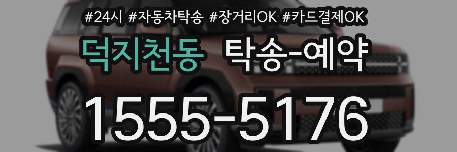 덕지천동 탁송 예약