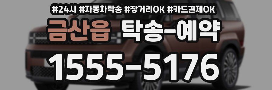 금산읍 탁송 예약