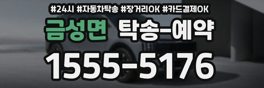 금성면 탁송 예약