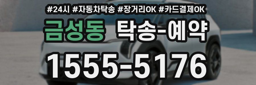 금성동 탁송 예약