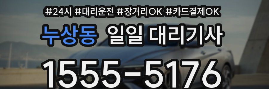 누상동 일일 대리기사