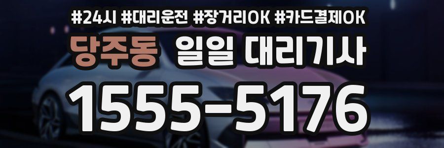 당주동 일일 대리기사