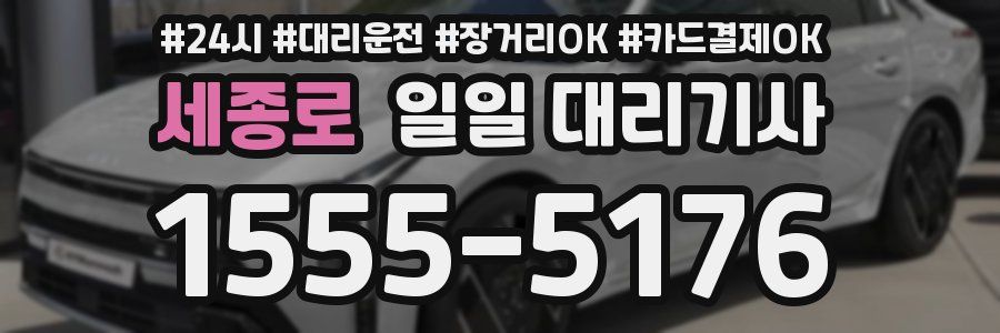세종로 일일 대리기사