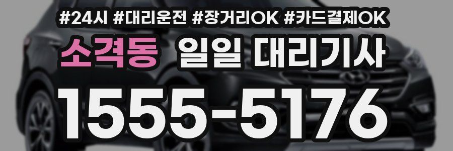소격동 일일 대리기사