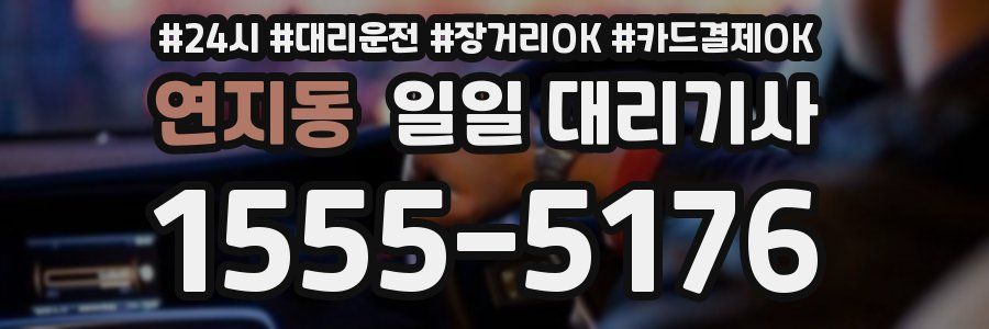 연지동 일일 대리기사