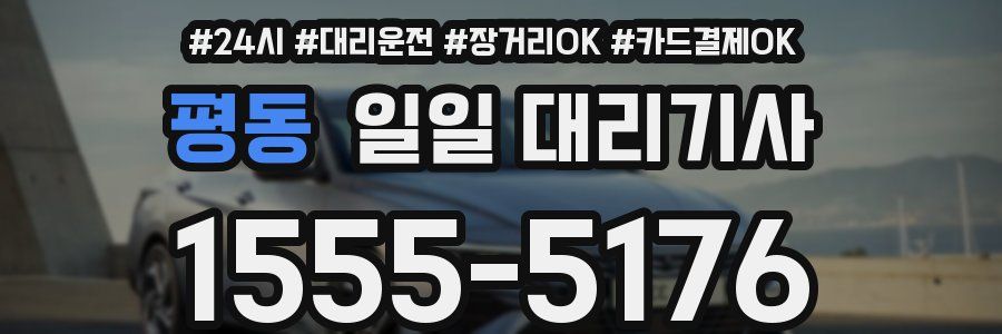 평동 일일 대리기사