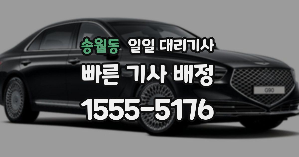 송월동 일일 대리기사