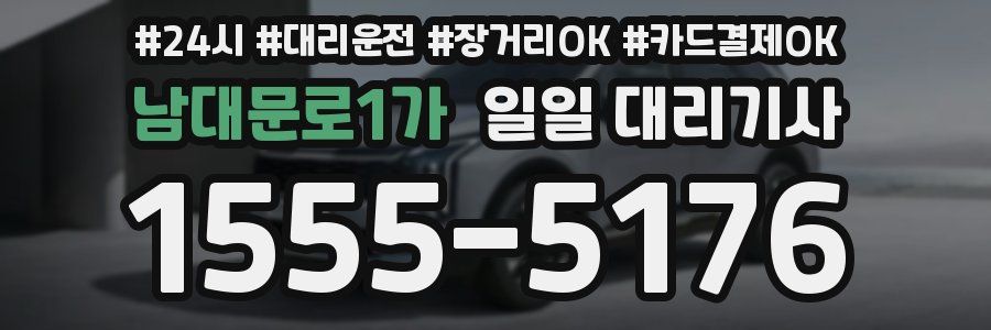 남대문로1가 일일 대리기사