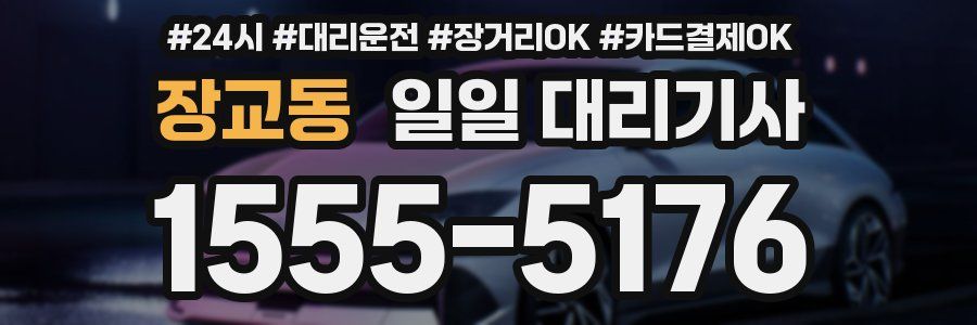 장교동 일일 대리기사