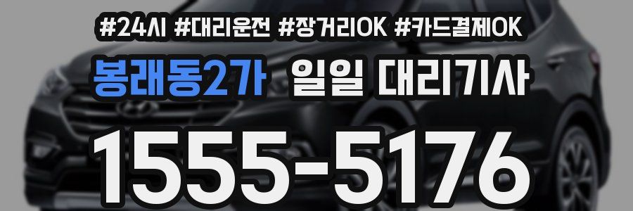 봉래동2가 일일 대리기사