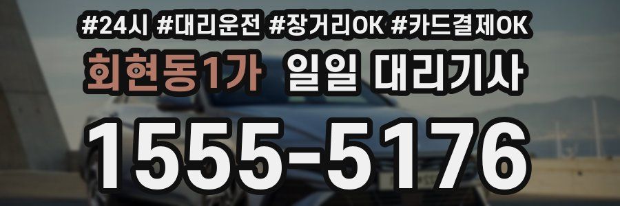 회현동1가 일일 대리기사