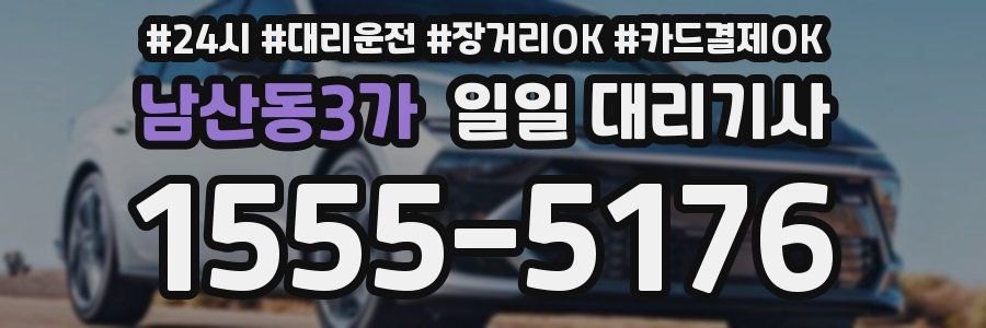남산동3가 일일 대리기사