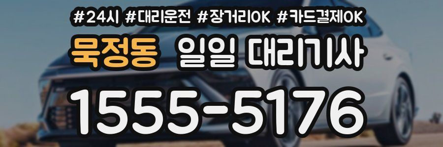 묵정동 일일 대리기사