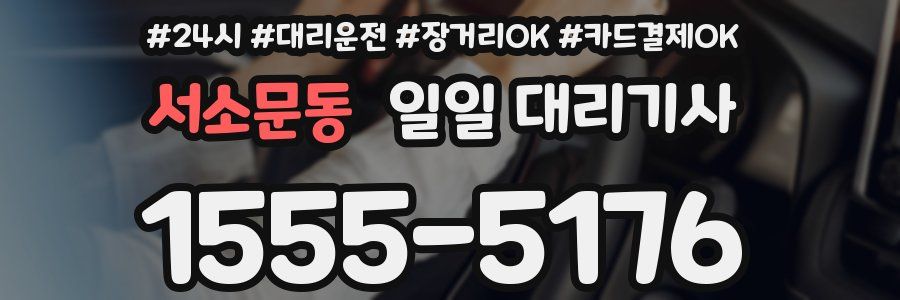 서소문동 일일 대리기사
