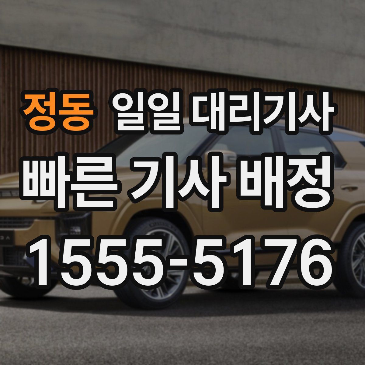 정동 일일 대리기사