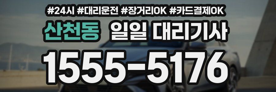 산천동 일일 대리기사