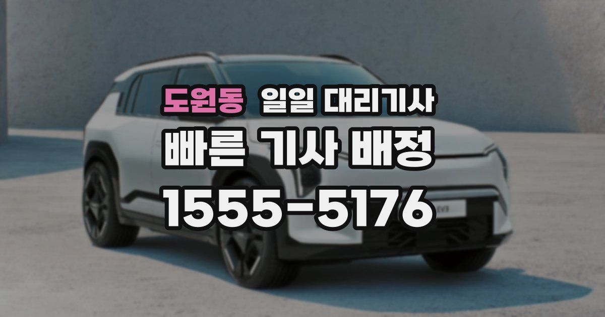 도원동 일일 대리기사
