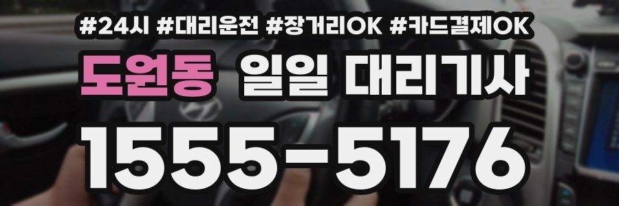 도원동 일일 대리기사