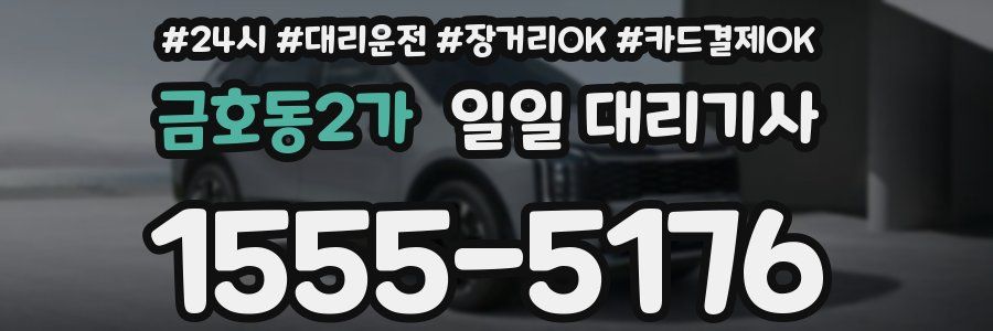 금호동2가 일일 대리기사