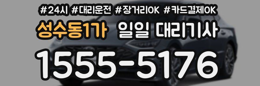 성수동1가 일일 대리기사