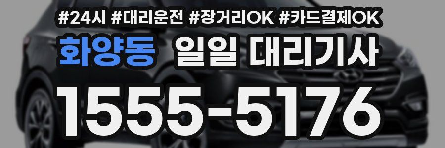 화양동 일일 대리기사