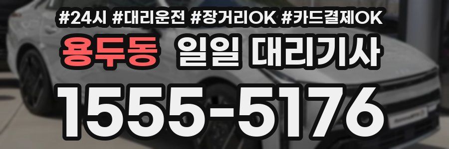 용두동 일일 대리기사