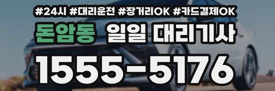 돈암동 일일 대리기사