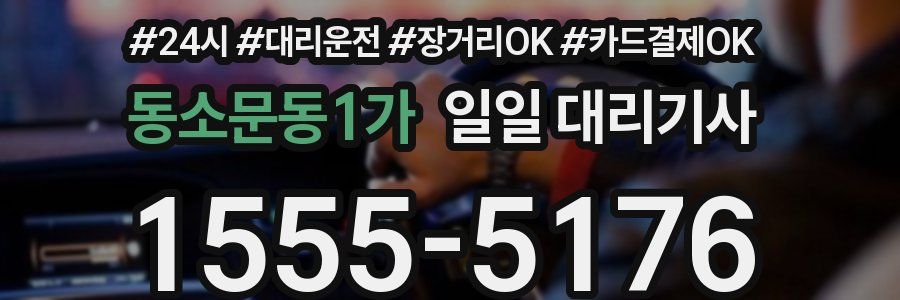 동소문동1가 일일 대리기사