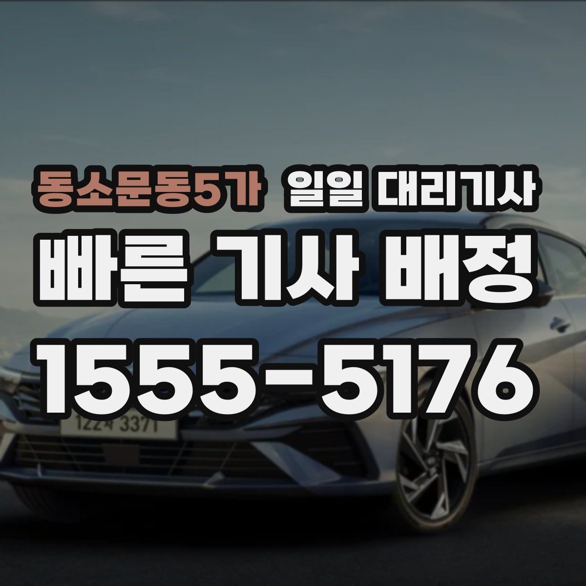 동소문동5가 일일 대리기사