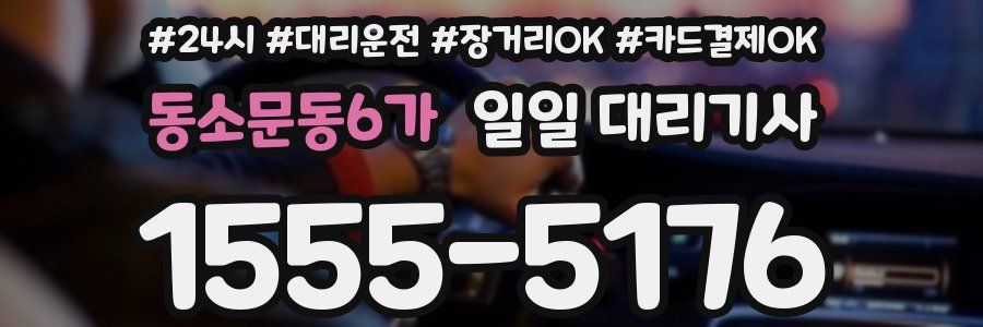 동소문동6가 일일 대리기사