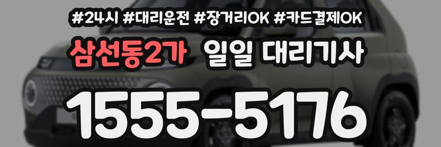 삼선동2가 일일 대리기사