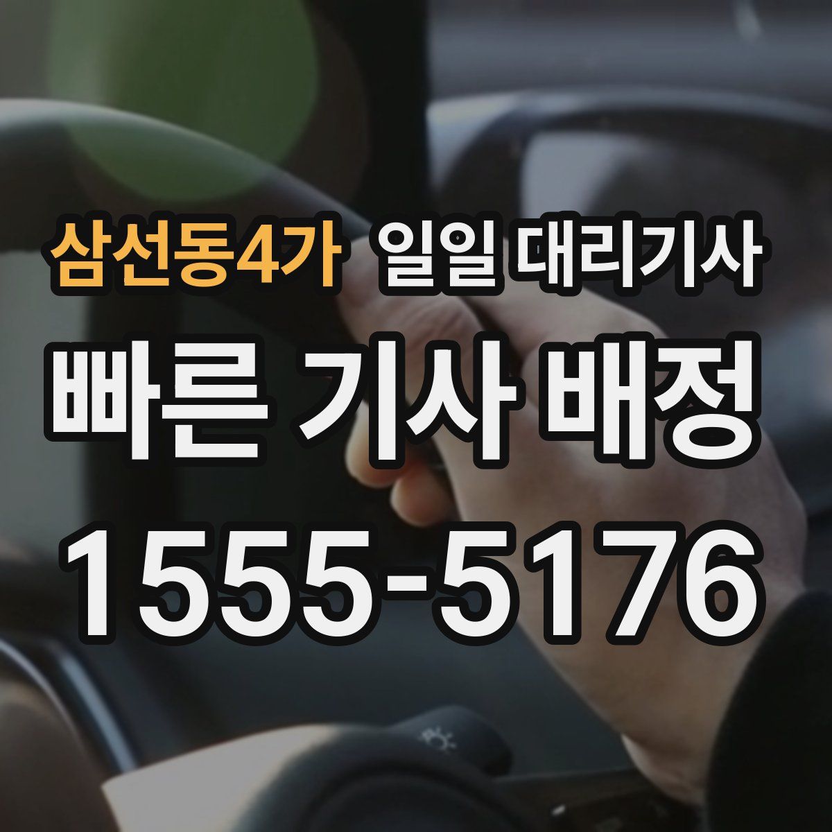 삼선동4가 일일 대리기사