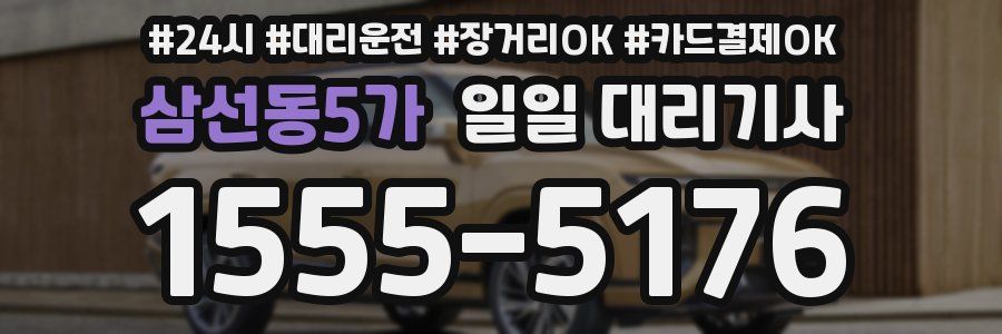 삼선동5가 일일 대리기사