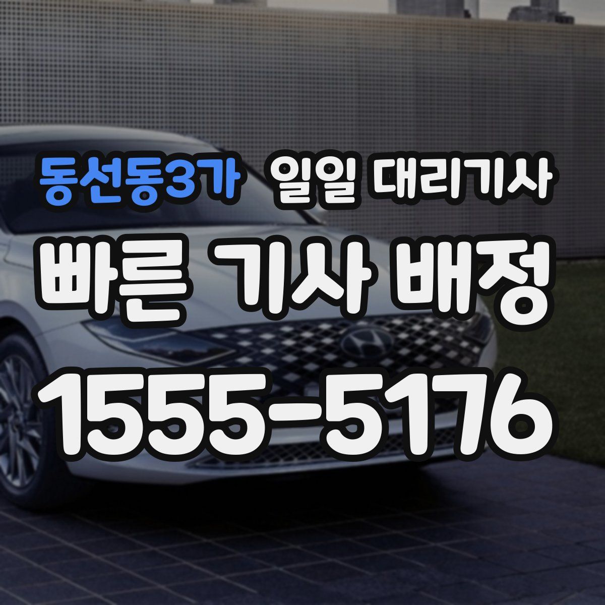 동선동3가 일일 대리기사
