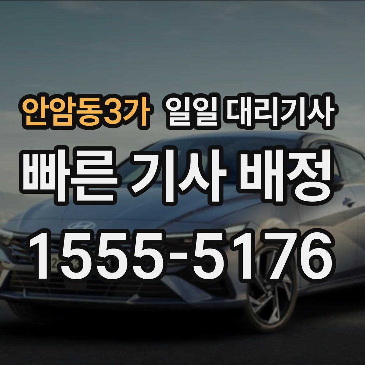 안암동3가 일일 대리기사