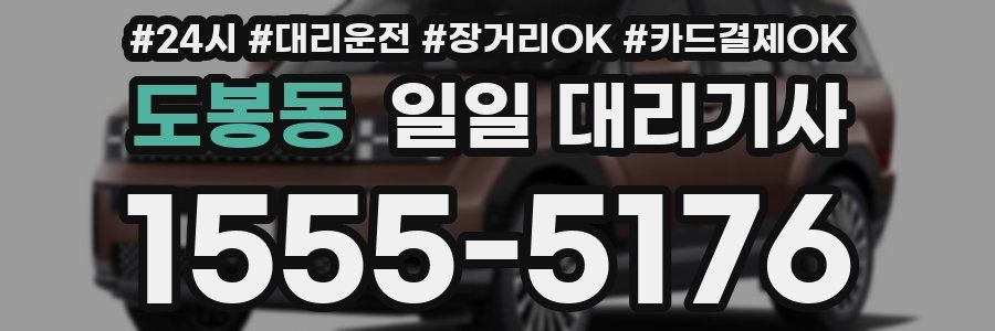 도봉동 일일 대리기사