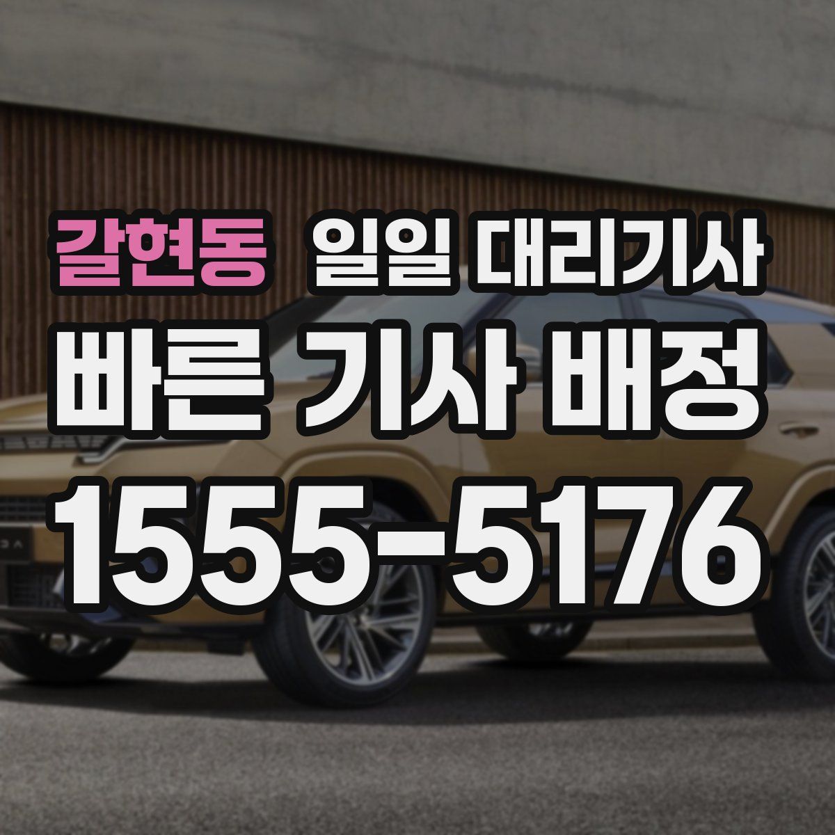 갈현동 일일 대리기사