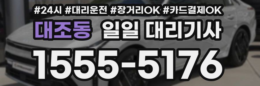 대조동 일일 대리기사