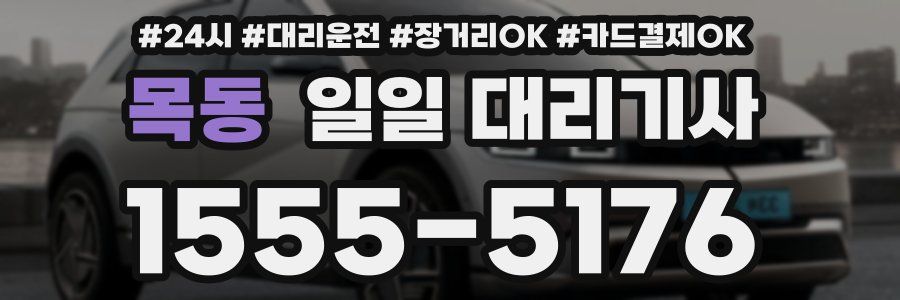 목동 일일 대리기사
