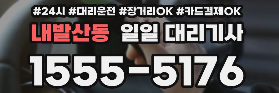 내발산동 일일 대리기사