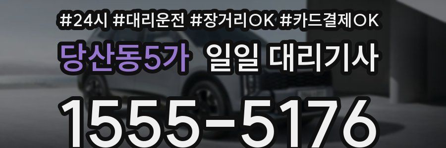 당산동5가 일일 대리기사