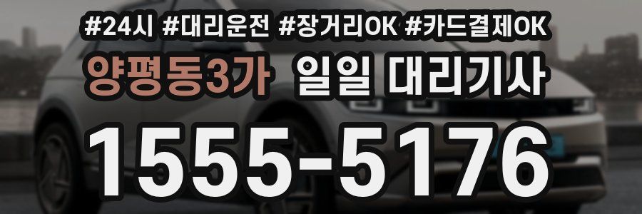 양평동3가 일일 대리기사