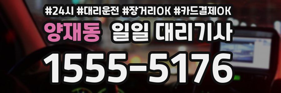 양재동 일일 대리기사