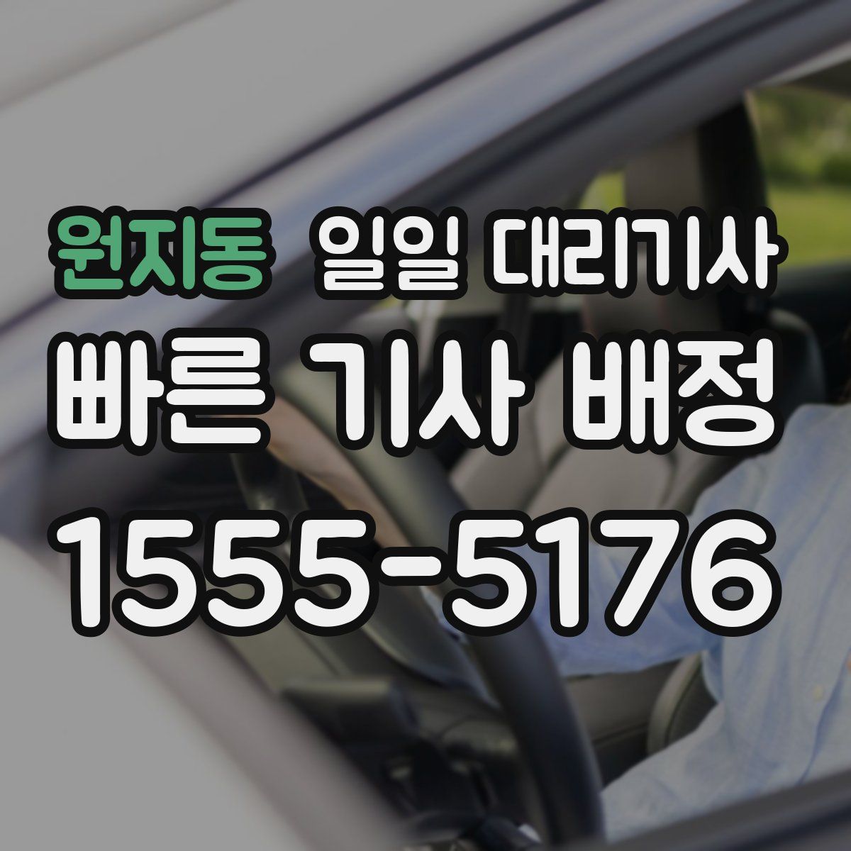 원지동 일일 대리기사