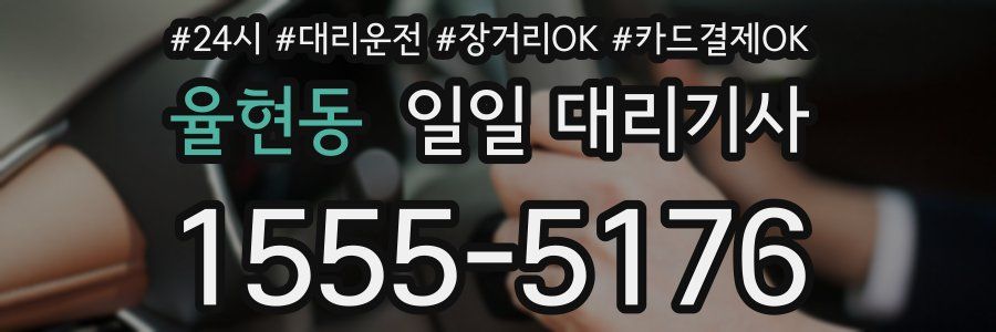 율현동 일일 대리기사