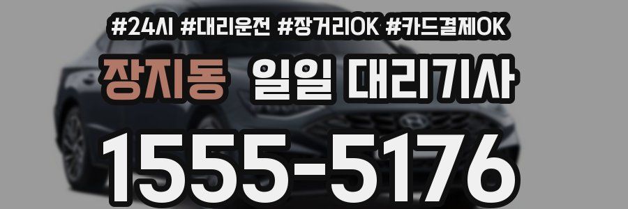 장지동 일일 대리기사