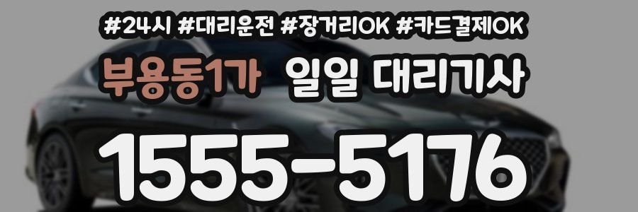 부용동1가 일일 대리기사