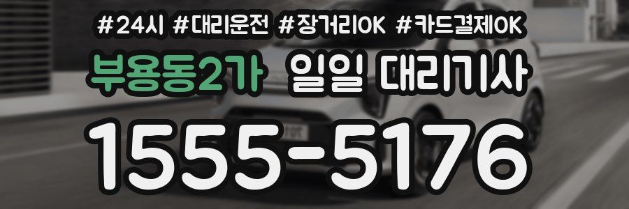 부용동2가 일일 대리기사