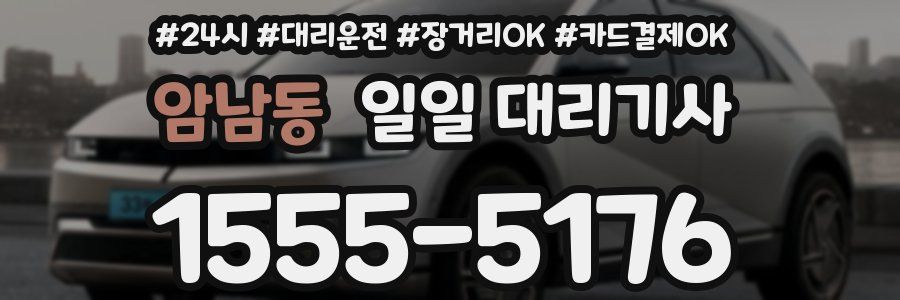 암남동 일일 대리기사