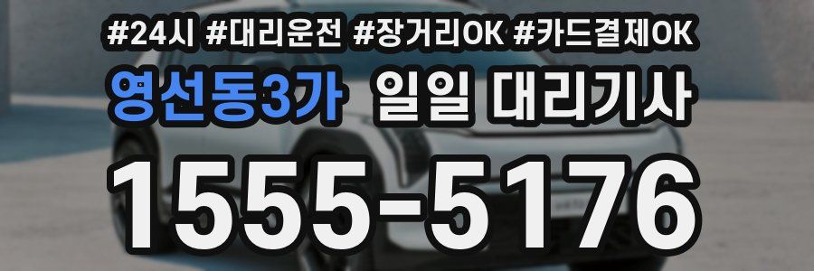 영선동3가 일일 대리기사